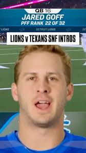 Sunday Night Football player intros from the primetime matchup between the  Lions and Texans.