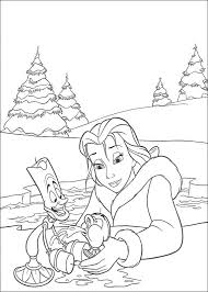 Belle and beast coloring page. Free Printable Beauty And The Beast Coloring Pages For Kids