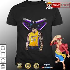 Naruto shippuden uchiha itachi figure with lights. Dragon Ball Z Son Goku Kobe Bryant Los Angeles Lakers Mashup Shirt