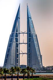 The atkins designed bahrain world trade center wind turbines has been selected by the nova awards jury to receive the 2009 nova award in innovation. Bahrain World Trade Center Foto Bild Architektur Asia Middle East Bilder Auf Fotocommunity