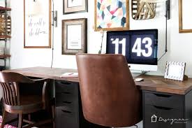 How to make the concrete countertop for desk: Easy And Gorgeous Ikea Desk Hack Designer Trapped