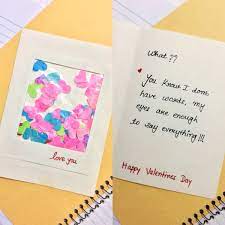 • white envelope included • 5 x 7 inches • handmade in. Homemade Valentine Card Ideas For Wife Novocom Top