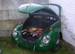 Now I Just Need To Find A Half A Beetle To Have The Coolest Grill Ever Car Furniture Grilling Bbq Grills