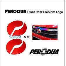 The 2017 malaysian grand prix (formally known as the 2017 formula 1 petronas malaysia grand prix) was a formula one motor race that was held on 1 october 2017 at the sepang international circuit in selangor, malaysia. Perodua Myvi 2017 2018 2019 Emblem Logo 2pcs Front Rear Sticker Shopee Malaysia