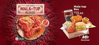 Marrybrown menu prices are very less and low as compare to other restaurants. Mala Tup With Marrybrown S All New Mala Fried Chicken Hype Malaysia