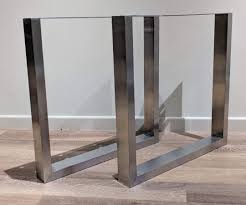 Other alloying elements are often present. 2 X Brushed Stainless Steel Table Legs Retro Designer Desks Dining Tables Live Waney Edge Wood Buy Online In Andorra At Andorra Desertcart Com Productid 50777338