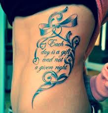 Tattoo Ideas For Women With Meaning Quotes Text Tattoo Side Tattoos Meaningful Tattoos