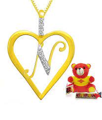 Find over 100+ of the best free alphabet images. Sparkles Letter N Heart Shape Pendant Buy Sparkles Letter N Heart Shape Pendant Online In India On Snapdeal