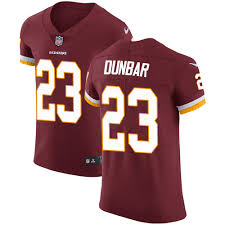 top 23 elite quinton dunbar burgundy red nike nfl home