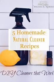 5 homemade natural cleaner recipes
