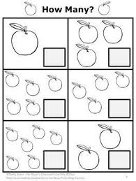Free Apples Math Counting Worksheet Preschool Kindergarten Special Education Math Counting Worksheets Kindergarten Math Worksheets Kindergarten Math Counting