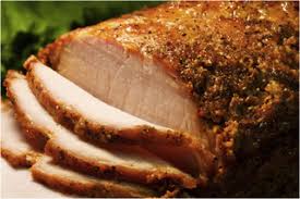 Prepare a paste by mincing five or six cloves of garlic, then drag your knife across the minced garlic, pressing and pushing down firmly with. Pork Loin Recipe From Real Restaurant Recipes