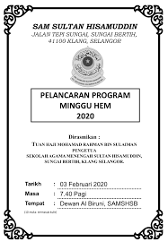 Sejak kecil hasanuddin mendapatkan pendidikan agama yang baik. Buku Program Sambutan Bulan Hem 2020 2 Flip Ebook Pages 1 10 Anyflip Anyflip