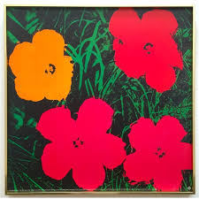 About the artistandy warhol was born andrew warhola in pittsburgh, pennsylvania. Andy Warhol Foundation Rare Vintage 1993 Lithograph Print Framed Iconic Pop Art Poster Flowers 1964 Chairish