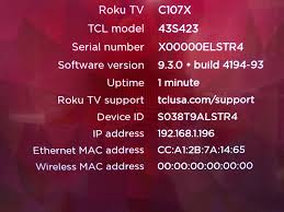 Instantly share code, notes, and snippets. Wireless Mac All Zeros After Firmware Update Reboo Page 8 Roku Community