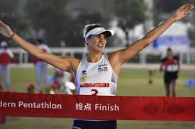 Modern pentathlon consists of five events: Modern Pentathlon Star Sets Her Mark