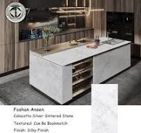 Silky Finish Surface Foshan Sintered Stone for TV Wall Background Cladding  Living Room Hotel