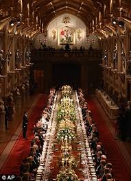 Maybe you would like to learn more about one of these? How To Make A Spread That S Fit For A Queen 1 200 Glasses 2 000 Pieces Of Silver Cutlery A 175ft Table 100 Footmen And Two Whole Days To Lay It Out Daily Mail Online