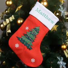 Shop our custom stocking selection here! Personalized Christmas Socks Stocking