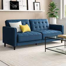Pepperell 72 Square Arm Sofa Bed In 2020 Sofa Bed Sofa Upholstery Bed