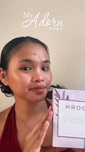 From midnight tears to newfound confidence. ✨ It's more than just skincare;  it's about finally feeling comfortable in your own skin again. So proud of  this glow-up journey! 💜 #AdornConfidence VC: Cherry_mae