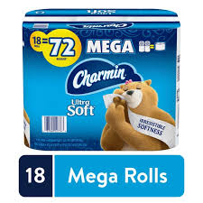 Get toilet tissues for commercial and household purposes, save more with our coupons and offers. Charmin Ultra Soft Toilet Paper 18 Mega Rolls Walmart Com Walmart Com