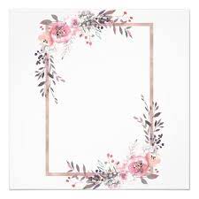 Create Your Own Invitation Zazzle Com Rose Gold Frame Rose Frame Rose Gold Wallpaper
