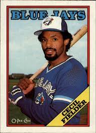 1986 topps cecil fielder rookie card #386 blue jays tigers yankees rc #386. Buy Cecil Fielder Cards Online Cecil Fielder Baseball Price Guide Beckett