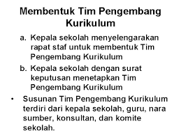 Berikut contoh sk kamad tentang pembentukan tpkm pada madrasah negeri. Tim Pengembang Kurikulum Membentuk Tim Pengembang Kurikulum A