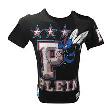 Crafted from cotton, this distressed tee is embellished with sparkling crystal embellishments. Tee Shirt Philipp Plein 5 Xxl Noir Vendu Par Saliha 81 6345026