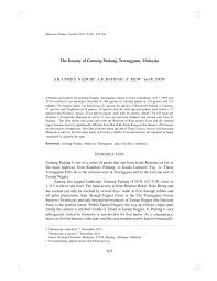 Pejabat setiausaha kerajaan negeri terengganu, wisma darul iman, 20503 kuala terengganu. Pdf The Botany Of Gunung Padang Terengganu Malaysia