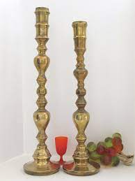 Unfollow brass candle holders to stop getting updates on your ebay feed. Gigantic Brass Candle Holders Floor Standing Antique