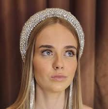 Lena' Ivory Single Tier Cathedral Veil With Floral Lace