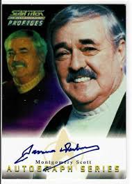 James Doohan autographed trading