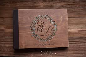 Wood Photo Album Honeymoon Album Custom Wedding Album Personalised Leather Bound Wood Cover Album Our Wedding Photo Album In 2020 Wedding Album Cover Honeymoon Album Wedding Photo Albums