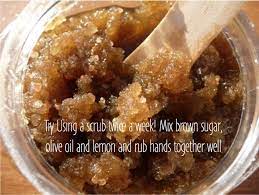 Hands And Lips Scrub Diy Brown Sugar Scrub Scalp Cleansers Diy Spa Recipes