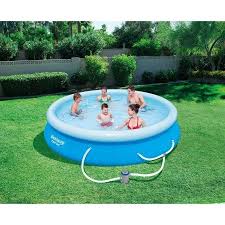 Bestway Fast Set 12 X 30 Swimming Pool Set With Filter Pump Walmart Com Above Ground Swimming Pools Easy Set Pools Inflatable Swimming Pool
