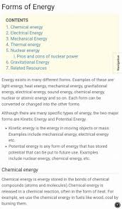 Kine+c energy is speciﬁcally associated with an object's mo+on such as a moving bicycle or a skateboard. Explain The Different Forms Of Energy By Giving One Example Of Each Brainly In