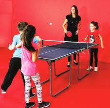 Smaller tables ideal for children or those with limited space and portable kits that can be set up on any table. Butterfly Starter Indoor Table Tennis Table Home Games