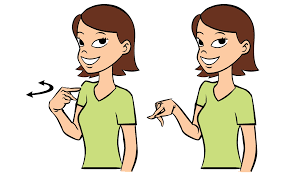 Sign language for kids activity book: Purple