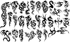 Rare Tattoo Dragon Tribal Dragon Tattoo Shoulder Drachen Tattoo Drachen