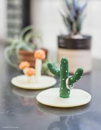 If your cactus still isn't completely dry after 24 hours, you can put it in the oven on very low heat for 15 minutes. Make This Incredibly Cute Diy Clay Cactus Ring Holder