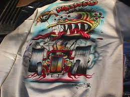 weirdo airbrushed monster shirt by mouse