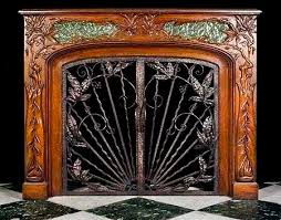 Copper, bronze, brass, wrought iron fireplace screens and more. Antique Fireplace Screens Extraordinarily Elegant Ember Enclosures