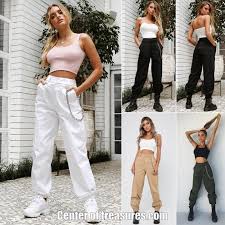 For those that want more, she has a top tier ig account filled with beach photos. Women S Cargo Pants Baggy Fashion Street Style High Waist Solid Metal Chain Sling Long Jogger Cargo Pants Women Fashion Girl Design Fashion