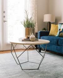 Apartment Refresh A Reversible Sectional For The Win Front Main West Elm Coffee Table Coffee Table Geometric Coffee Table