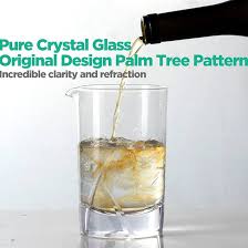 Homestia、カクテルミキシンググラスセットクリスタルバーウェア、フルバーセット9ピース:24オンスミキシンググラス、10インチバーマドラ、ジガー、12インチ攪拌スプーン、カクテルストレーナー、ボトルポアラー、アイストング