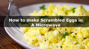 How do you hardboil egg in microwave? How To Make Scrambled Eggs In A Microwave Youtube