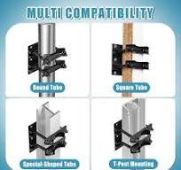 Amazon.com: Post Tubes Mounting Bracket, 2-Packs Adjustable ...