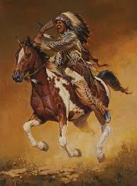 View Battle Cry By Chuck Ren Acrylic On Panel 12 X 9 In Signed Access More Artwork Lo Native American Horses Native American Art Native American Artwork